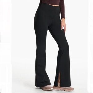 Vuori Granite High Waist Flare Black Heather